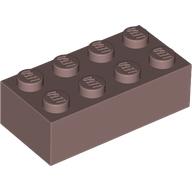 LEGO® los onderdeel Steen in kleur Zand Rood 3001
